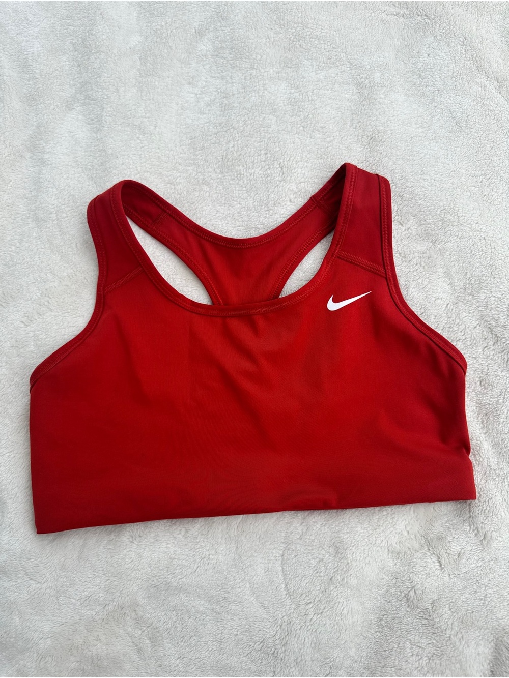 Nike Pro Medium Support Sports Bra Brick Red Medium